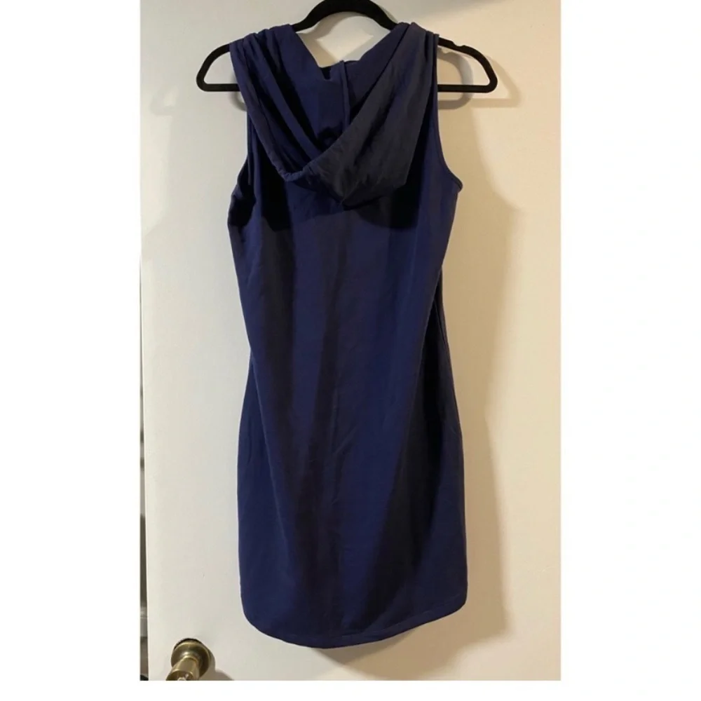 MICHAEL KORS Navy Hooded Dress